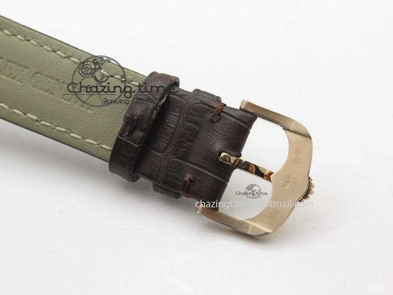 MiroTime 1219 Cellini 50505 RG Black Dial on Brown Leather Strap A2824 BP Maker Premium 4047